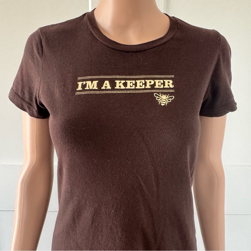 Bella Favorite Tee Brown I’m A Keeper Jack Daniel’s Bee T-Shirt Tee Top Medium M - Picture 3 of 3